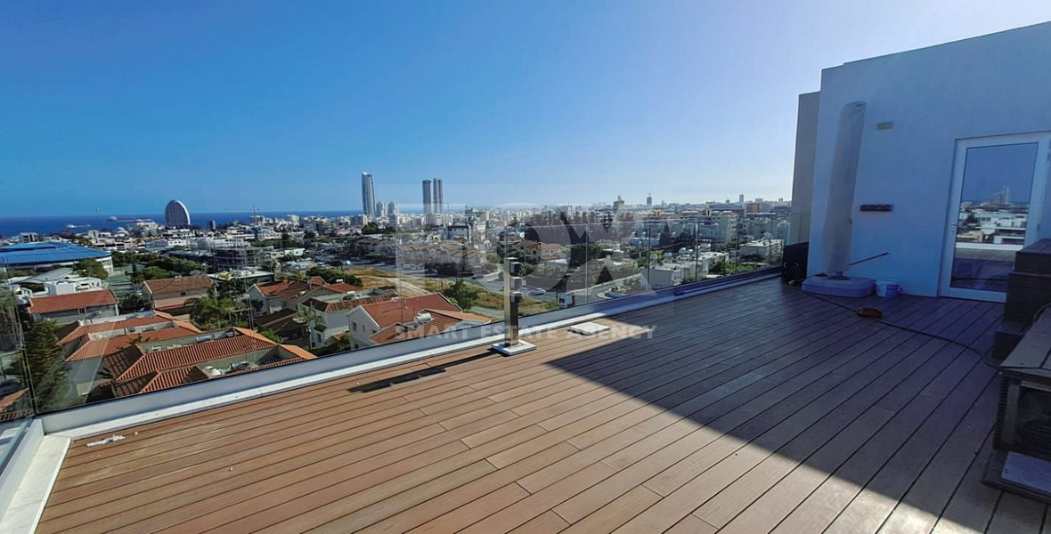 Deluxe three bedroom penthouse with roof garden for sale in Agios Athanasios, Limassol