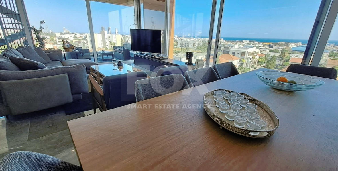 Deluxe three bedroom penthouse with roof garden for sale in Agios Athanasios, Limassol