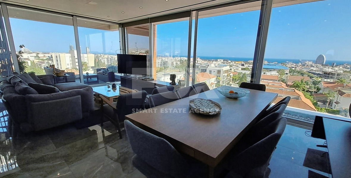 Deluxe three bedroom penthouse with roof garden for sale in Agios Athanasios, Limassol