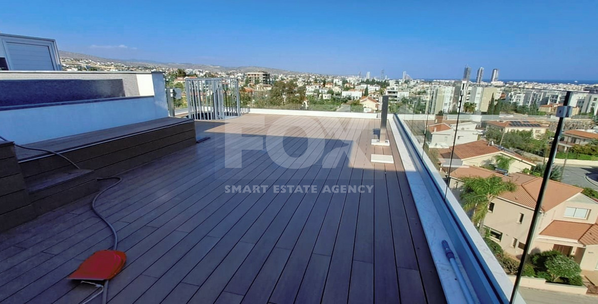 Deluxe three bedroom penthouse with roof garden for sale in Agios Athanasios, Limassol