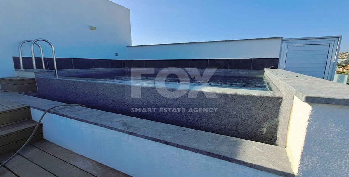 Deluxe three bedroom penthouse with roof garden for sale in Agios Athanasios, Limassol