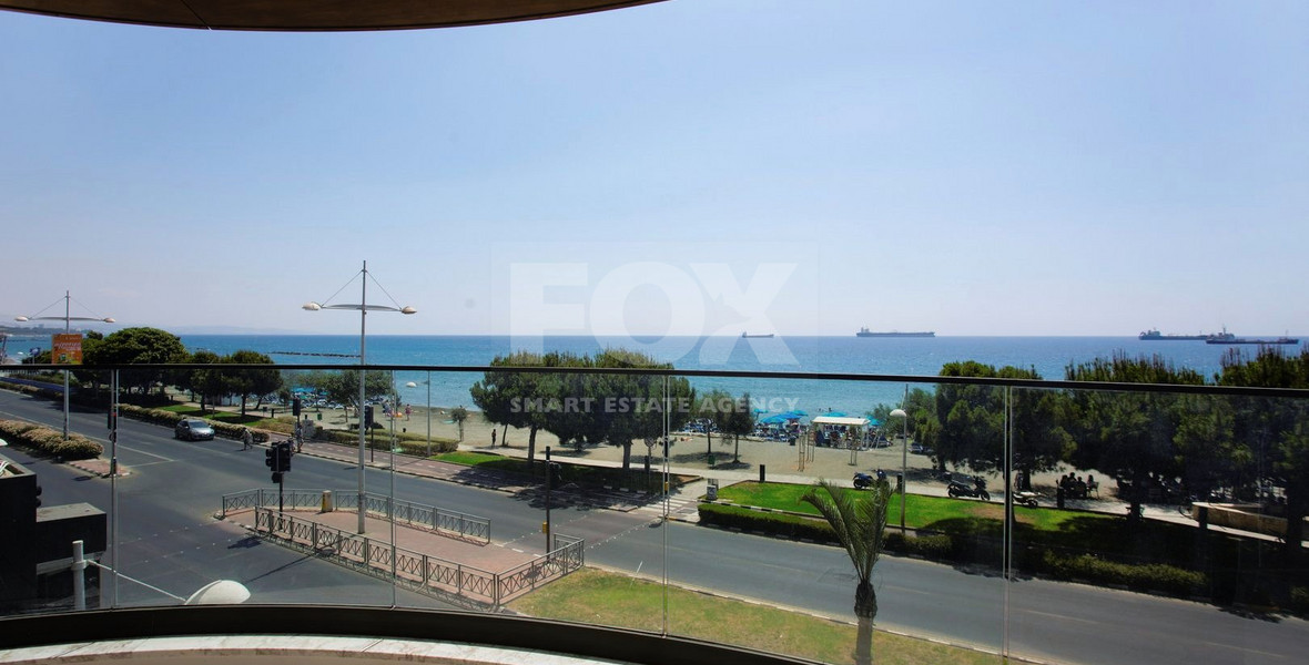 Beachfront Three bedroom apartment in Molos area, Limassol