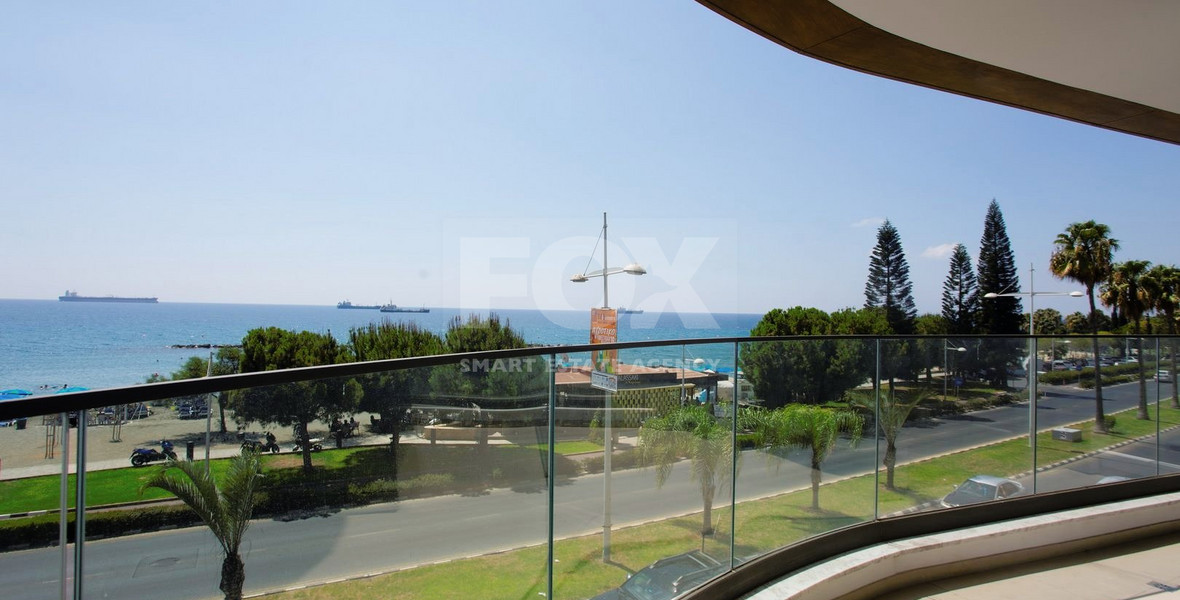 Beachfront Three bedroom apartment in Molos area, Limassol