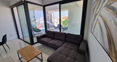 Luxurious fully furnished two-bedroom penthouse to rent in Petrou & Pavlou