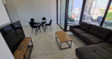 Luxurious fully furnished two-bedroom penthouse to rent in Petrou & Pavlou