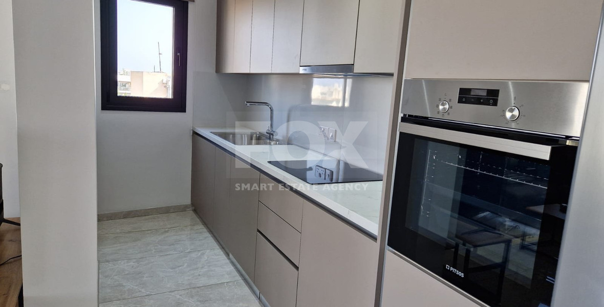 Luxurious fully furnished two-bedroom penthouse to rent in Petrou & Pavlou