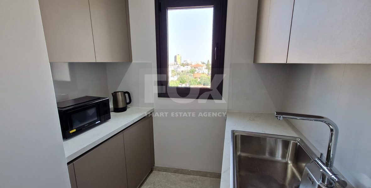 Luxurious fully furnished two-bedroom penthouse to rent in Petrou & Pavlou