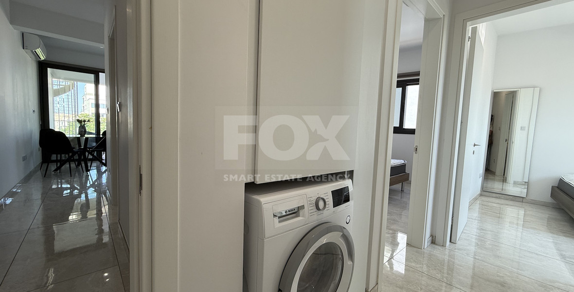 Luxurious fully furnished two-bedroom penthouse to rent in Petrou & Pavlou