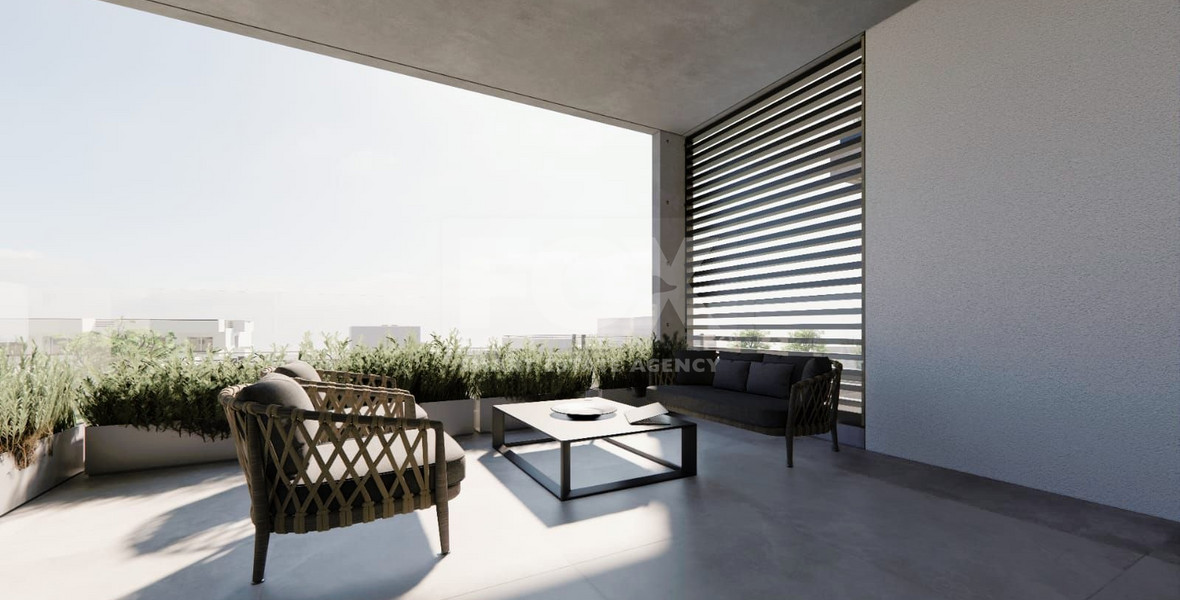 Brand new-Modern Design Big Three Bedroom Top Floor Apartment With Roof Garden  in Linopetra area