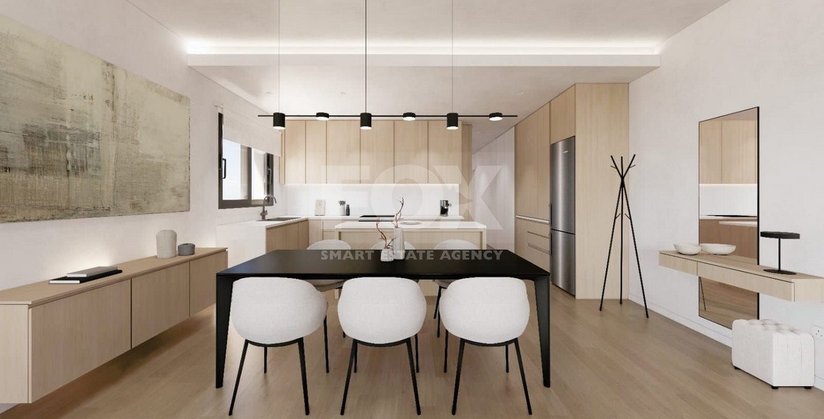 Brand new-Modern Design Big Three Bedroom Top Floor Apartment With Roof Garden  in Linopetra area