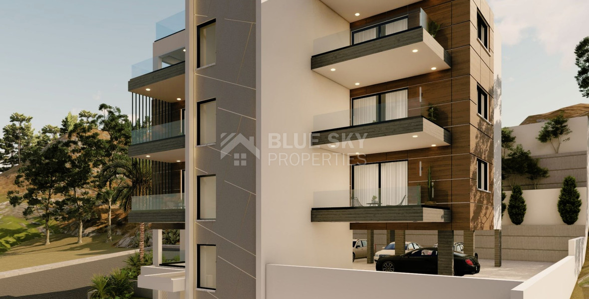 Brand New Top Floor Three Bedroom Apartment With Roof Garden in Laiki Lefkothea With Amazing View