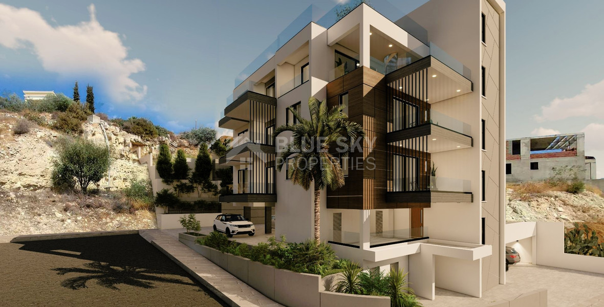Brand New Top Floor Three Bedroom Apartment With Roof Garden in Laiki Lefkothea With Amazing View