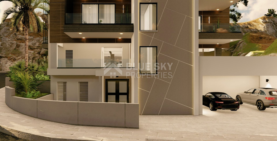 Brand New Top Floor Three Bedroom Apartment With Roof Garden in Laiki Lefkothea With Amazing View