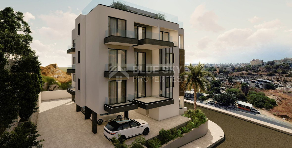 Brand New Top Floor Three Bedroom Apartment With Roof Garden in Laiki Lefkothea With Amazing View