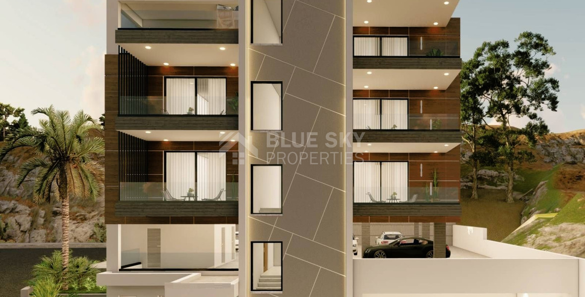 Brand New Top Floor Three Bedroom Apartment With Roof Garden in Laiki Lefkothea With Amazing View