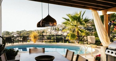 Charming Three-Bedroom + Office Detached House in Tala, Paphos  - Offers Panoramic Sea Views