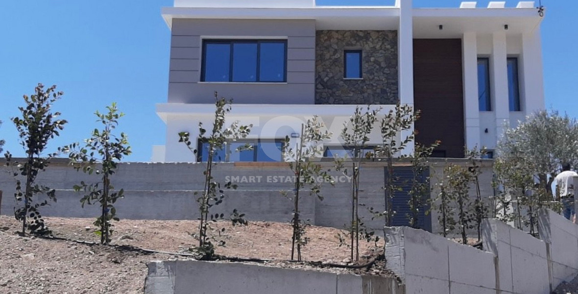 NEW FOUR BEDROOM HOUSE IN PYRGOS WITH SWIMMING POOL, ELECTRICAL APPLIANCES AND BEAUTIFUL VIEWS.