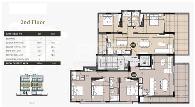 Three bedroom apartment for sale in Columbia, Limassol