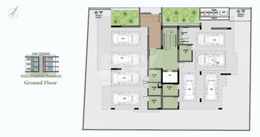 Top floor three bedroom apartment with Roof Garden for sale in Columbia, Limassol