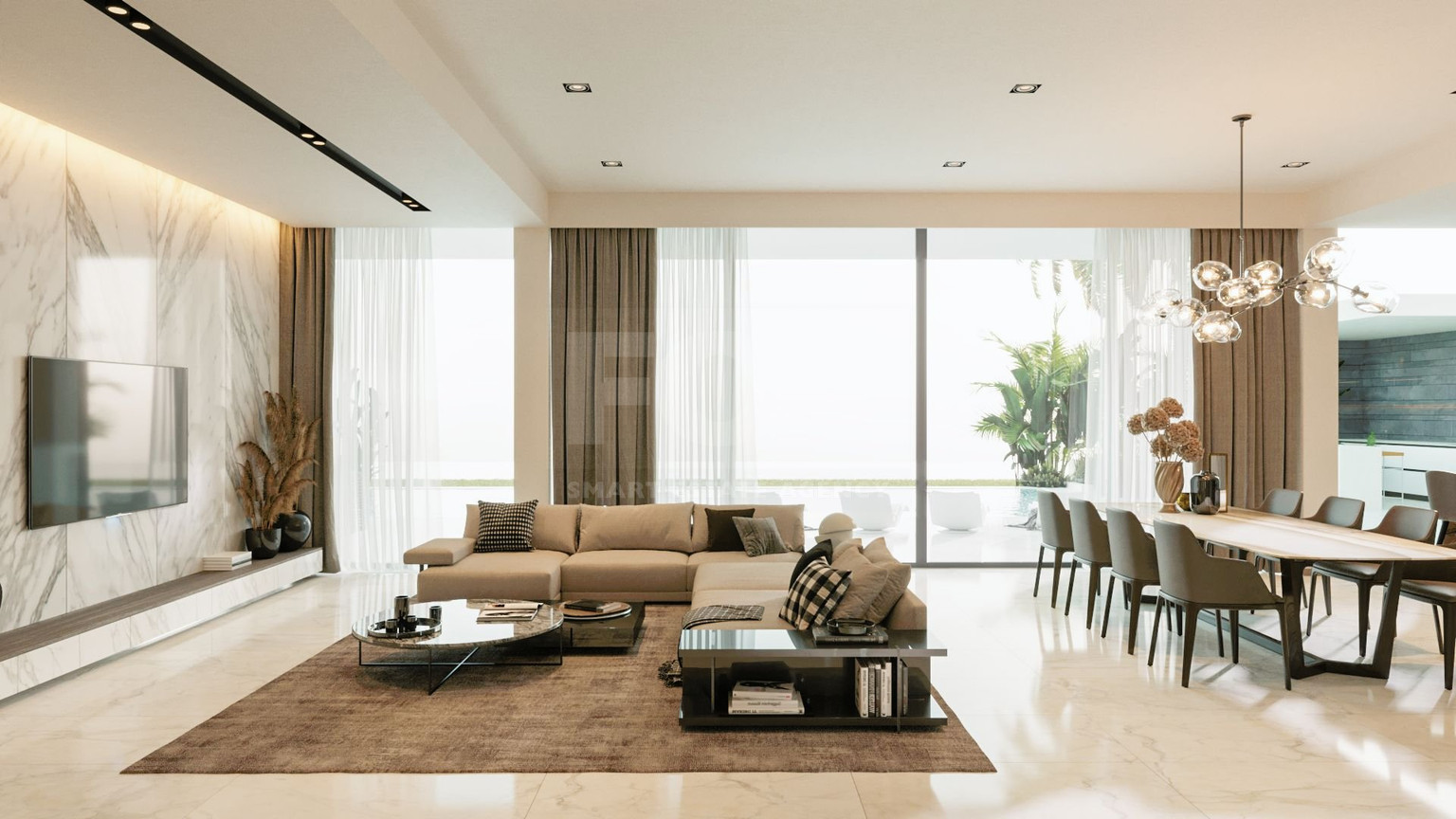 For Sale Luxury Sea View 6 Bedroom Villa in Agios Tychonas, Limassol