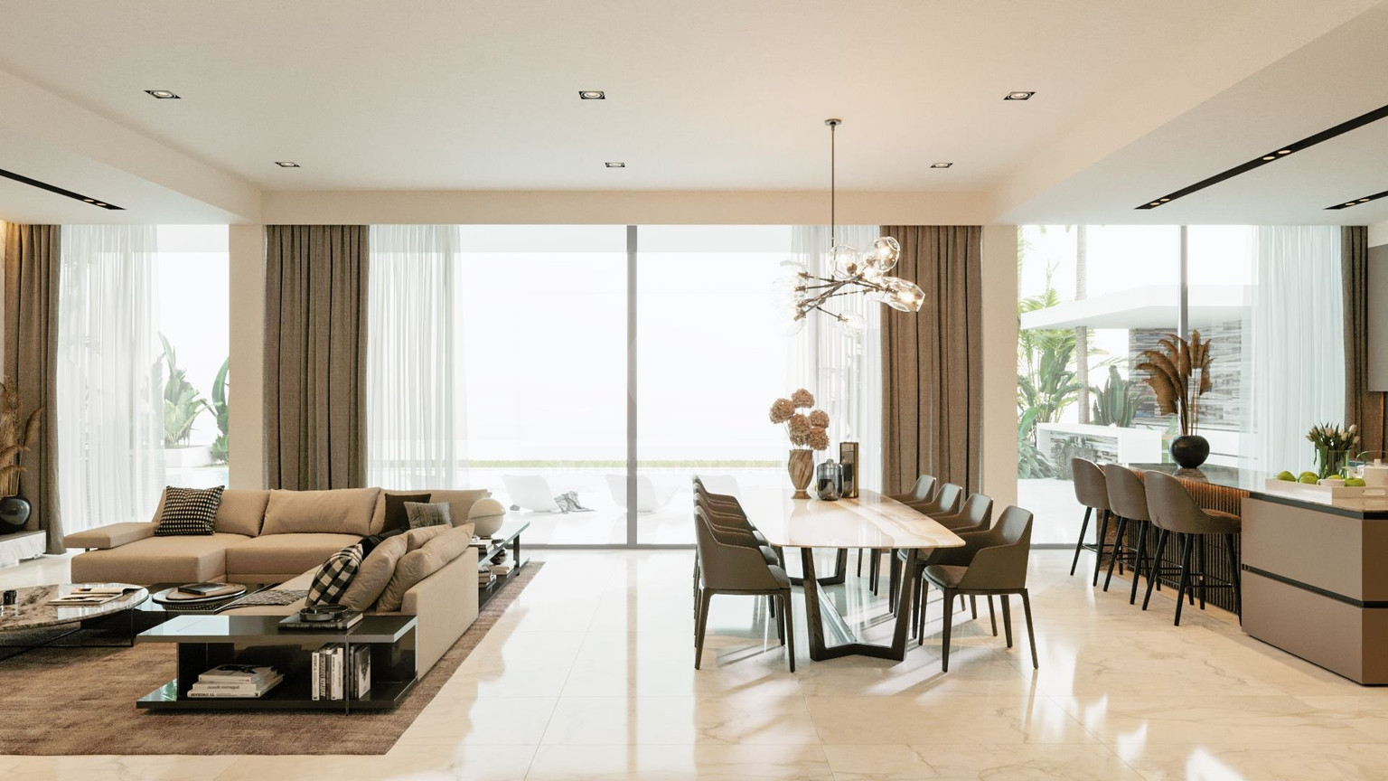 For Sale Luxury Sea View 6 Bedroom Villa in Agios Tychonas, Limassol