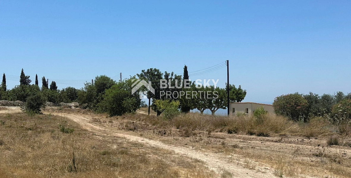 Prime Residential Development Land for in Mesogi with  Sea Views