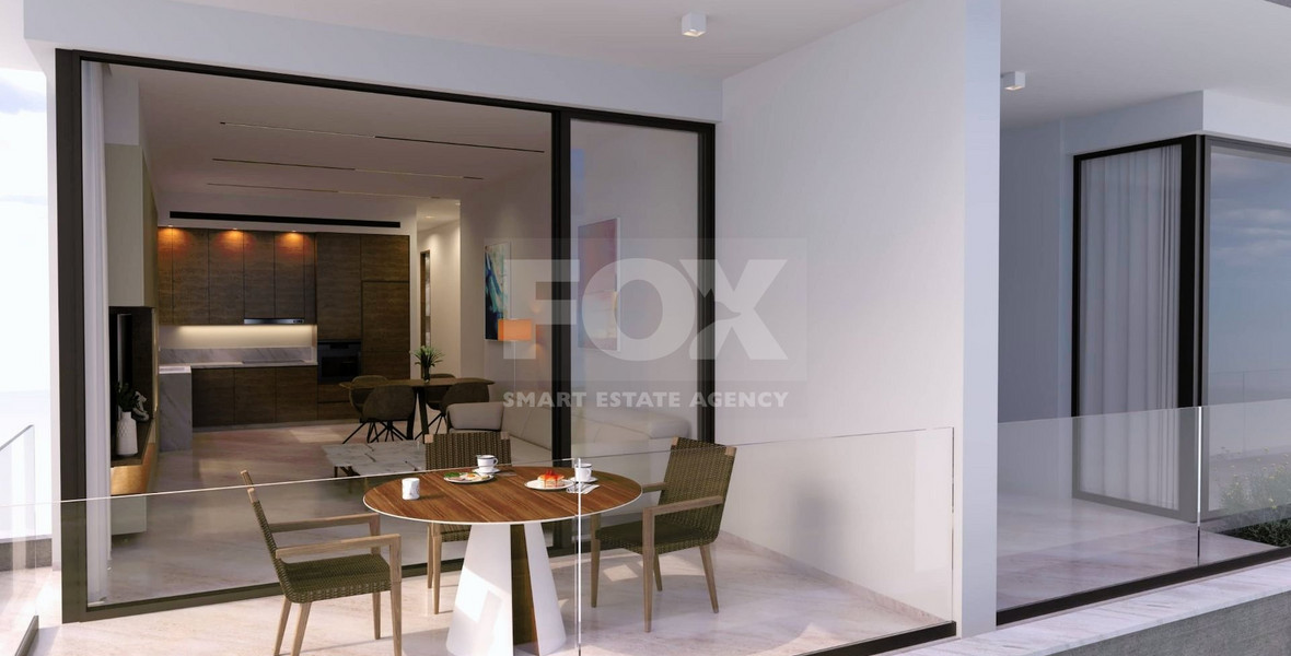 Two bedroom top floor apartment for sale in Zakaki, Limassol