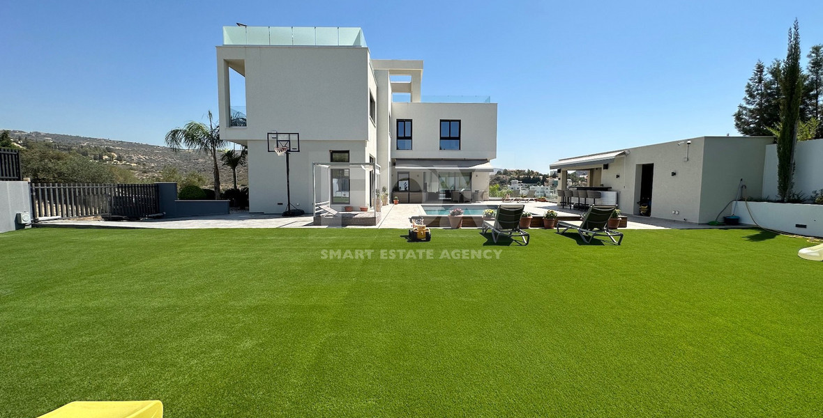 Luxurious Modern 5 bedroom furnished Villa with Premium Features near all schools and arteries of Limassol in a quiet residential location.