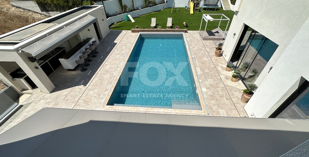 Luxurious Modern 5 bedroom furnished Villa with Premium Features near all schools and arteries of Limassol in a quiet residential location.