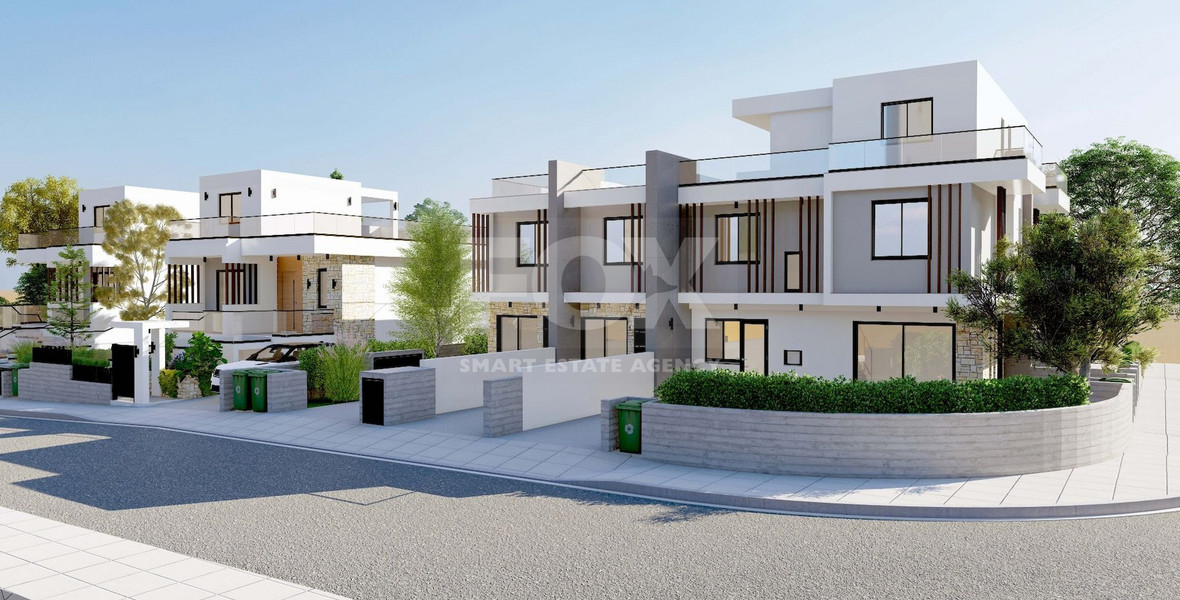 Three bedroom luxury townhouse  in Choraka, Paphos area