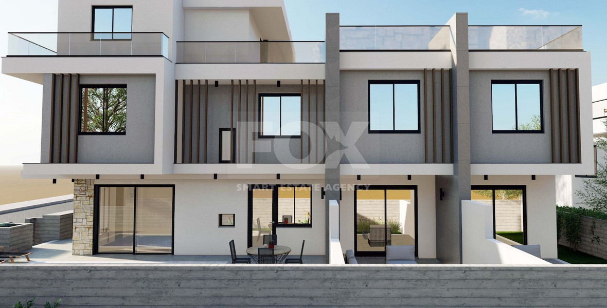 Three bedroom luxury townhouse  in Choraka, Paphos area