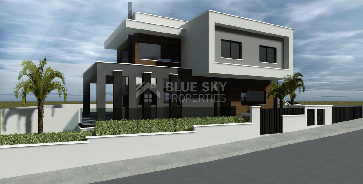 Luxury Four bedroom detached villa for sale with panoramic view  in Mouttagiaka, Limassol