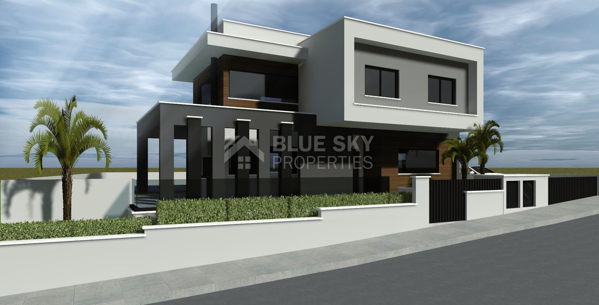 Luxury Four bedroom detached villa for sale with panoramic view  in Mouttagiaka, Limassol