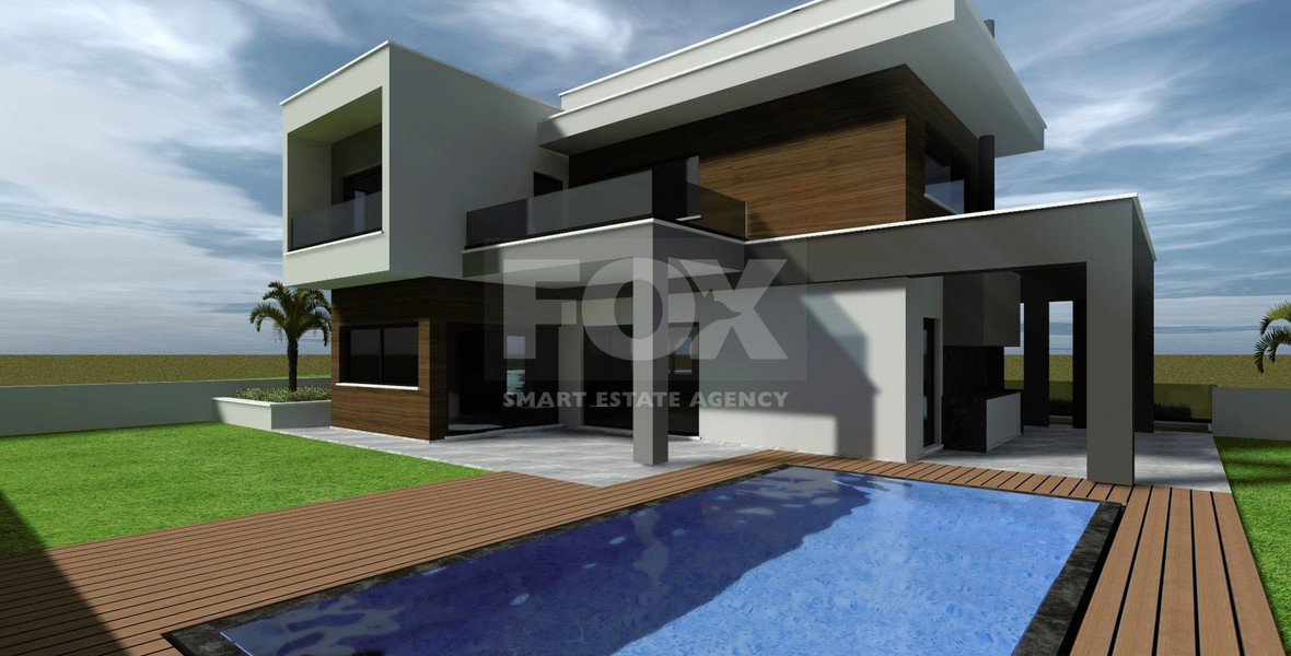 Luxury Four bedroom detached villa for sale with panoramic view  in Mouttagiaka, Limassol
