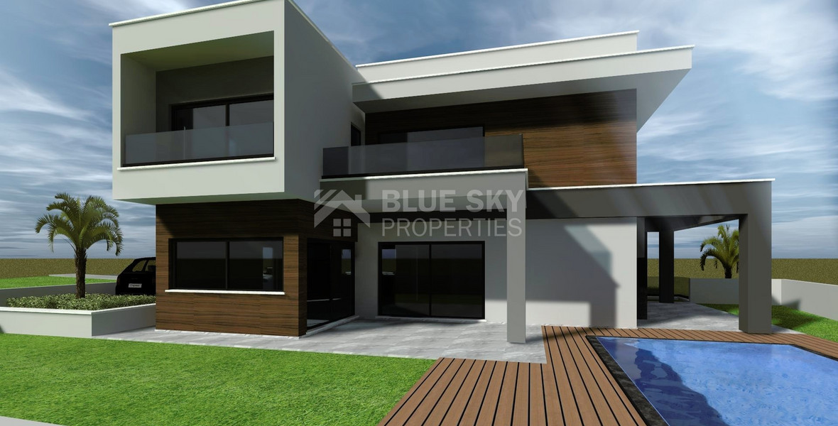 Luxury Four bedroom detached villa for sale with panoramic view  in Mouttagiaka, Limassol