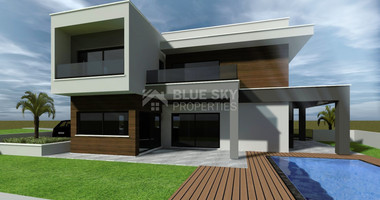 Luxury Four bedroom detached villa for sale with panoramic view  in Mouttagiaka, Limassol