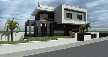 Luxury Four bedroom detached villa for sale with panoramic view  in Mouttagiaka, Limassol