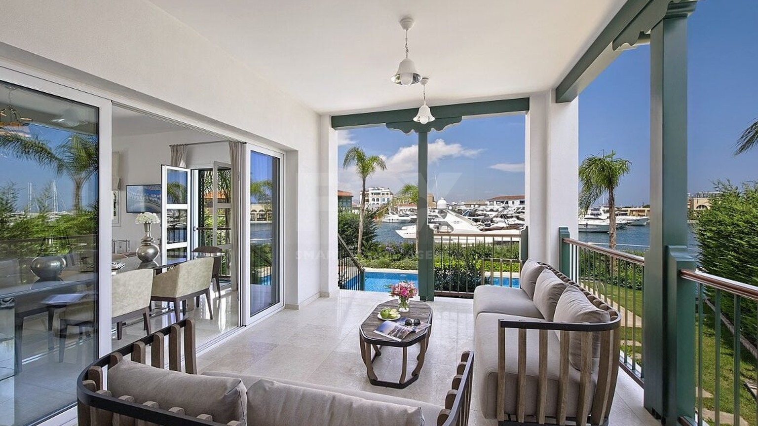 Luxury Four Bedroom Villa for sale  in Limassol Marina- Beachfront private Pool and Berth