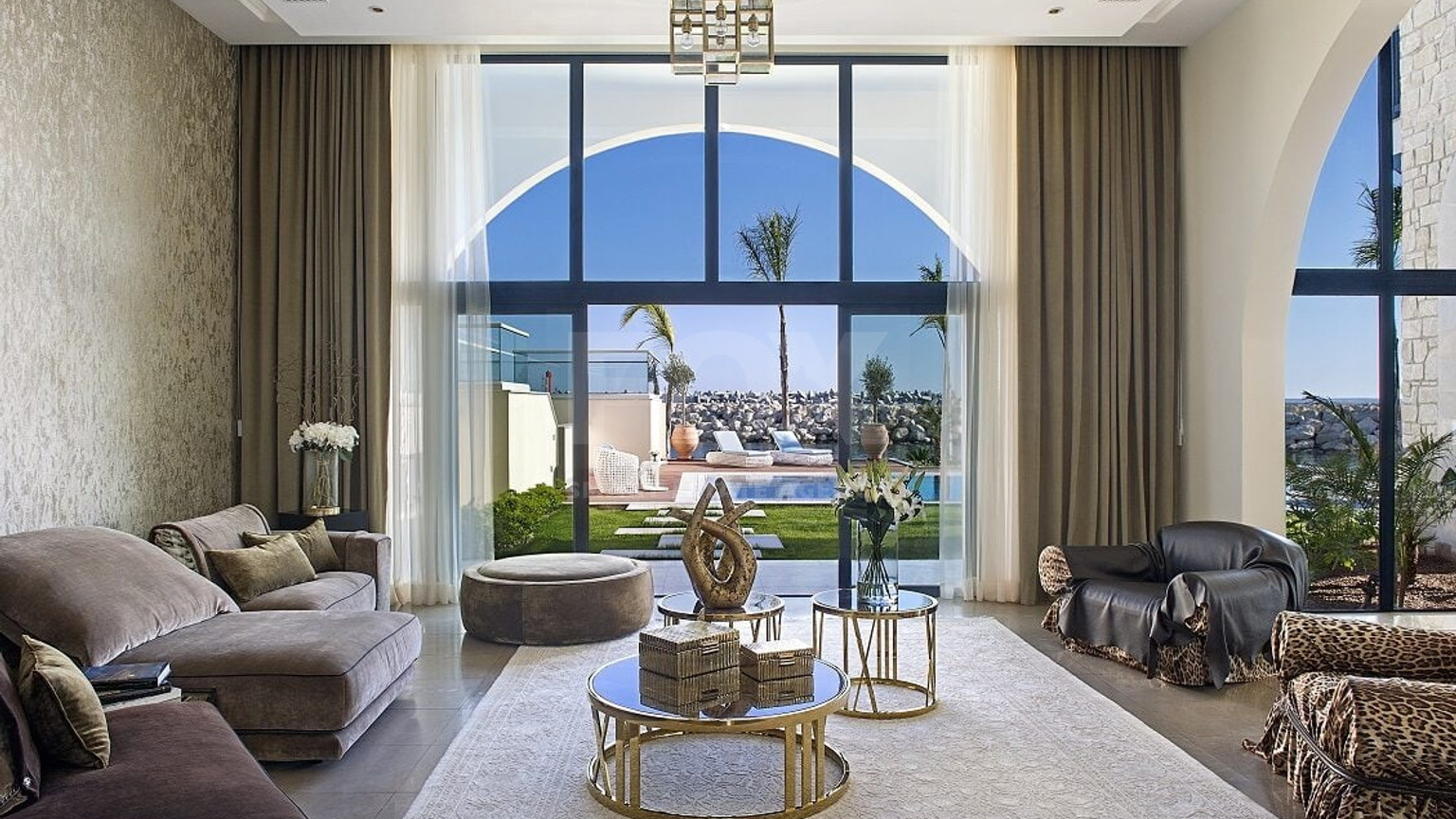 Luxury Four Bedroom Villa for sale  in Limassol Marina- Beachfront private Pool and Berth