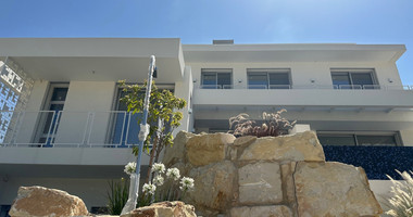 MODERN 6 BEDROOM 5 BATHROOM FURNISHED VILLA IN AN ELEVATED PART OF AGIOS TYCHONAS WITH LOVELY VIEWS