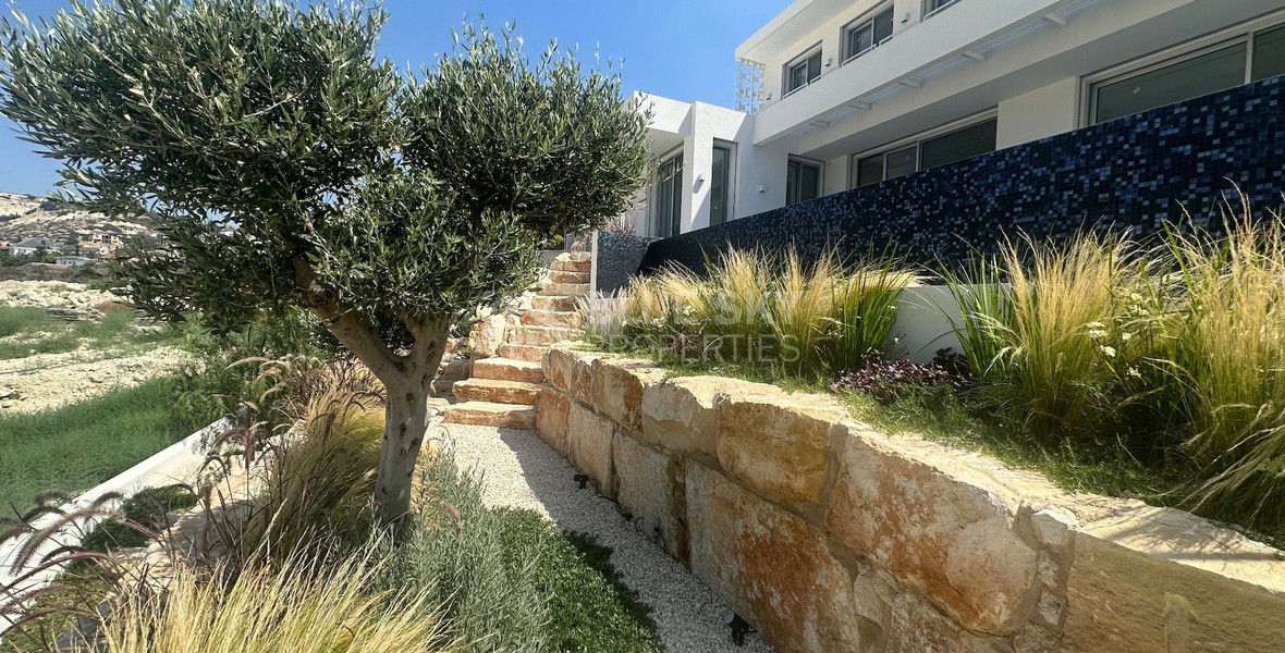 MODERN 6 BEDROOM 5 BATHROOM FURNISHED VILLA IN AN ELEVATED PART OF AGIOS TYCHONAS WITH LOVELY VIEWS