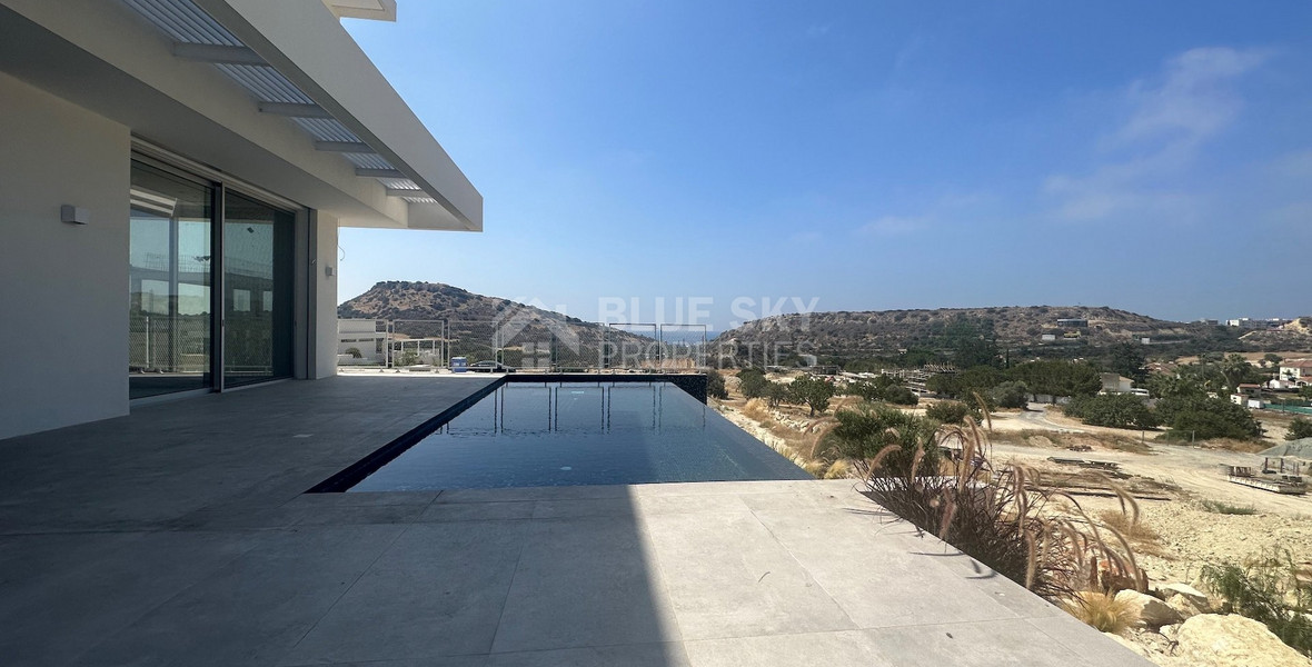 MODERN 6 BEDROOM 5 BATHROOM FURNISHED VILLA IN AN ELEVATED PART OF AGIOS TYCHONAS WITH LOVELY VIEWS