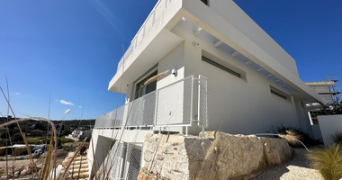 MODERN 6 BEDROOM 5 BATHROOM FURNISHED VILLA IN AN ELEVATED PART OF AGIOS TYCHONAS WITH LOVELY VIEWS
