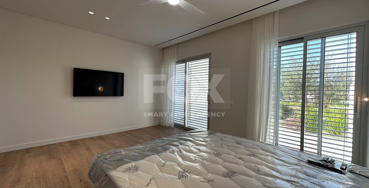 MODERN 6 BEDROOM 5 BATHROOM FURNISHED VILLA IN AN ELEVATED PART OF AGIOS TYCHONAS WITH LOVELY VIEWS