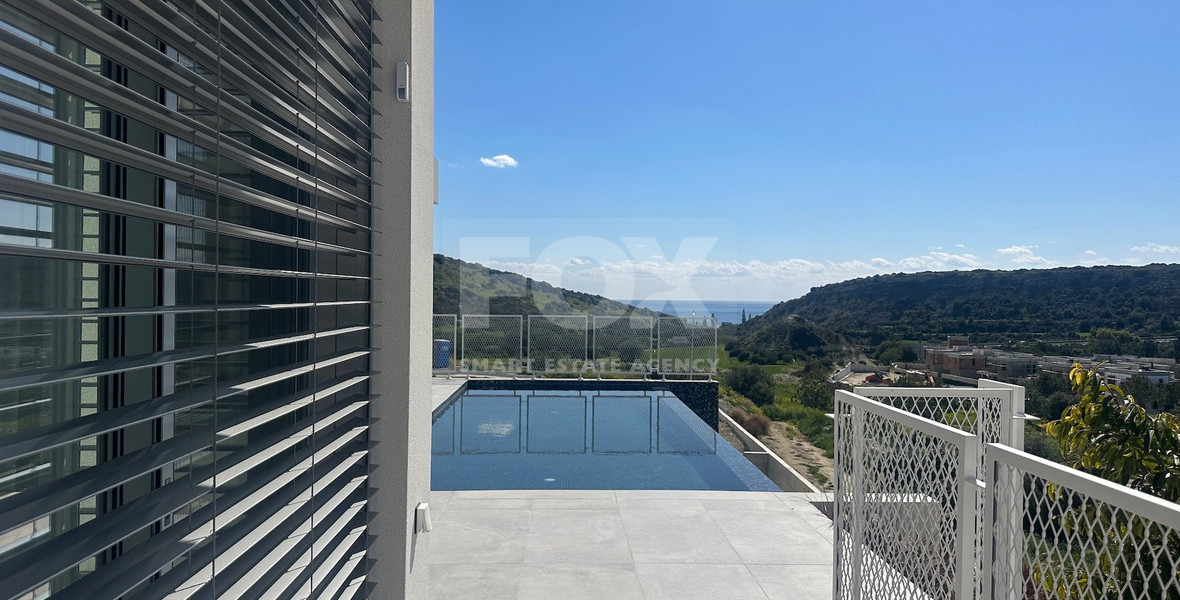 MODERN 6 BEDROOM 5 BATHROOM FURNISHED VILLA IN AN ELEVATED PART OF AGIOS TYCHONAS WITH LOVELY VIEWS