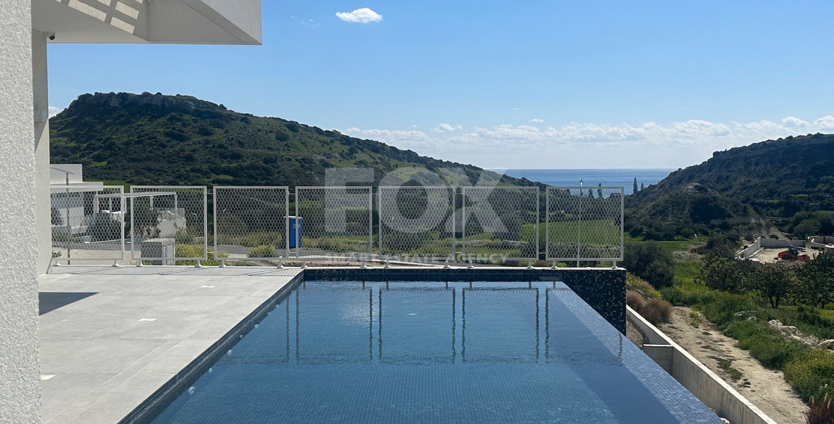 MODERN 6 BEDROOM 5 BATHROOM FURNISHED VILLA IN AN ELEVATED PART OF AGIOS TYCHONAS WITH LOVELY VIEWS