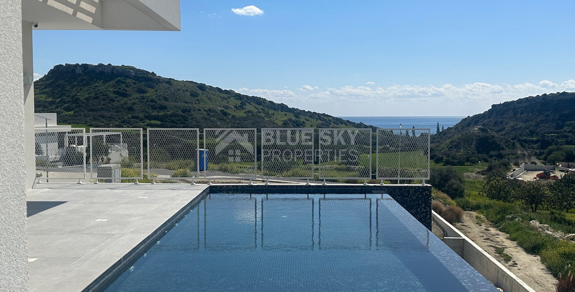 MODERN 6 BEDROOM 5 BATHROOM FURNISHED VILLA IN AN ELEVATED PART OF AGIOS TYCHONAS WITH LOVELY VIEWS