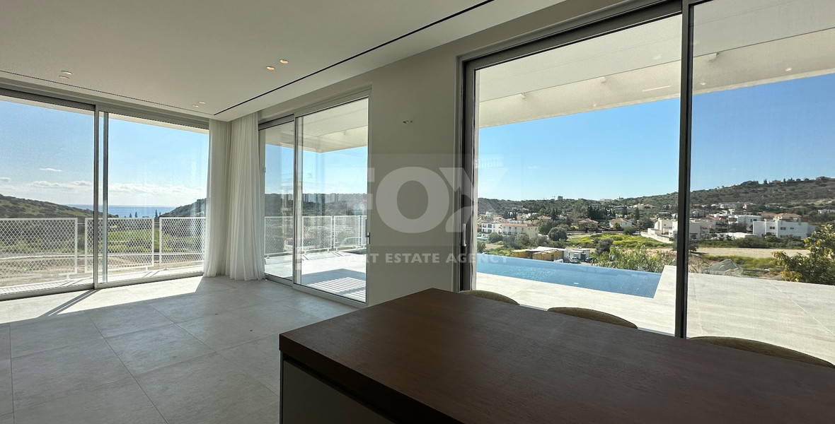 MODERN 6 BEDROOM 5 BATHROOM FURNISHED VILLA IN AN ELEVATED PART OF AGIOS TYCHONAS WITH LOVELY VIEWS