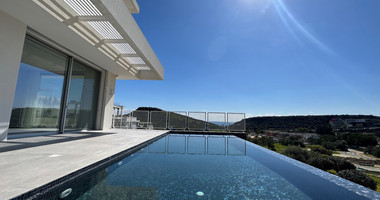 MODERN 6 BEDROOM 5 BATHROOM FURNISHED VILLA IN AN ELEVATED PART OF AGIOS TYCHONAS WITH LOVELY VIEWS