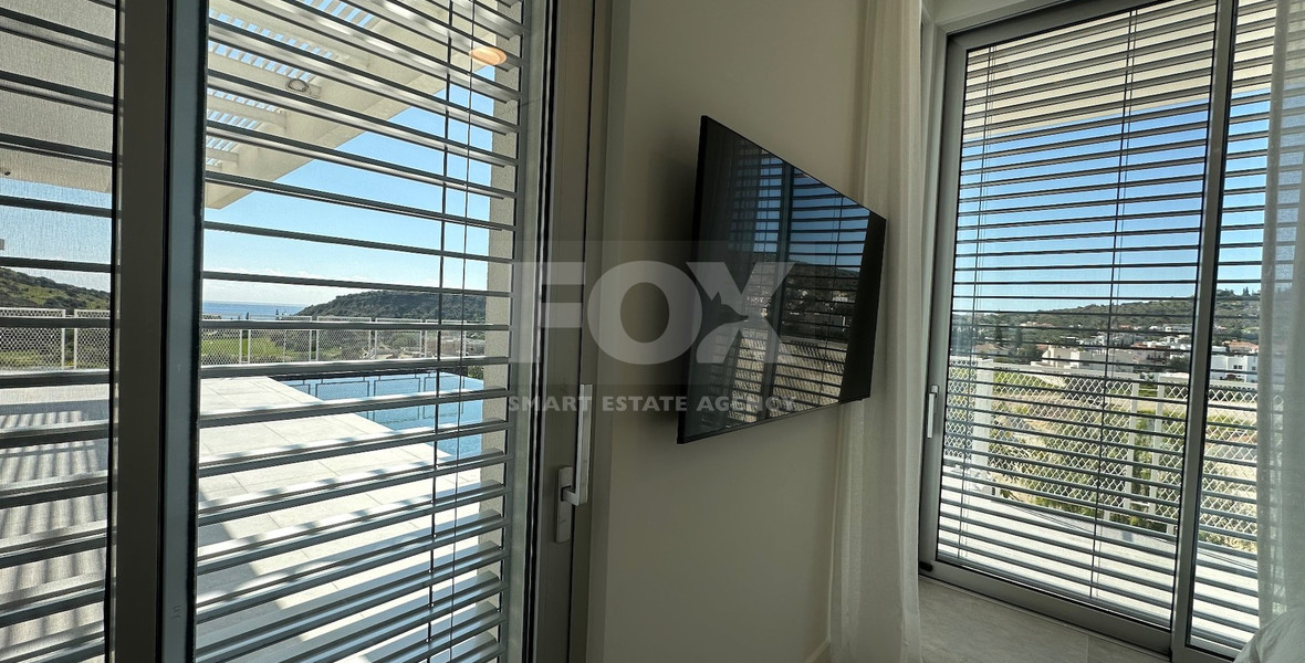 MODERN 6 BEDROOM 5 BATHROOM FURNISHED VILLA IN AN ELEVATED PART OF AGIOS TYCHONAS WITH LOVELY VIEWS